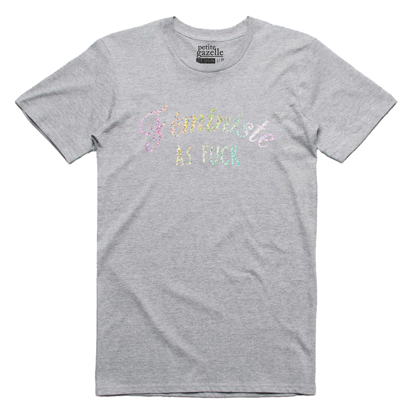 TSHIRT COL ROND | Holographique Féministe as fuck
