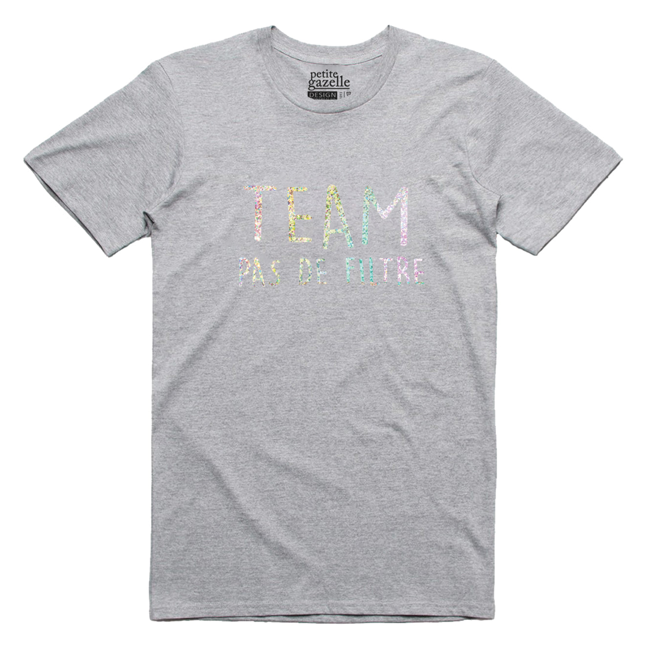TSHIRT COL ROND | Holographique Team pas de filtre