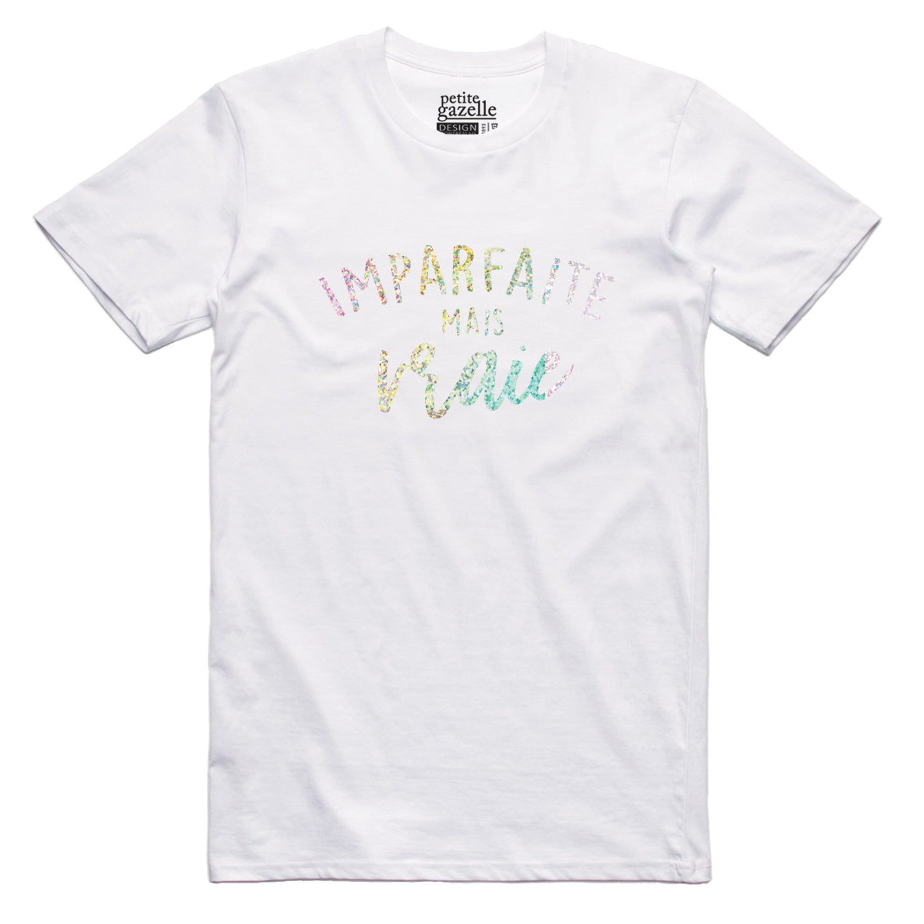 TSHIRT COL ROND | Holographique Imparfaite mais vraie