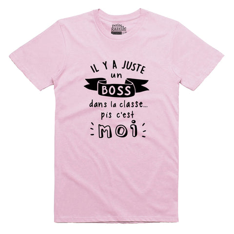 SMALL * T-shirt unisexe Rose pâle