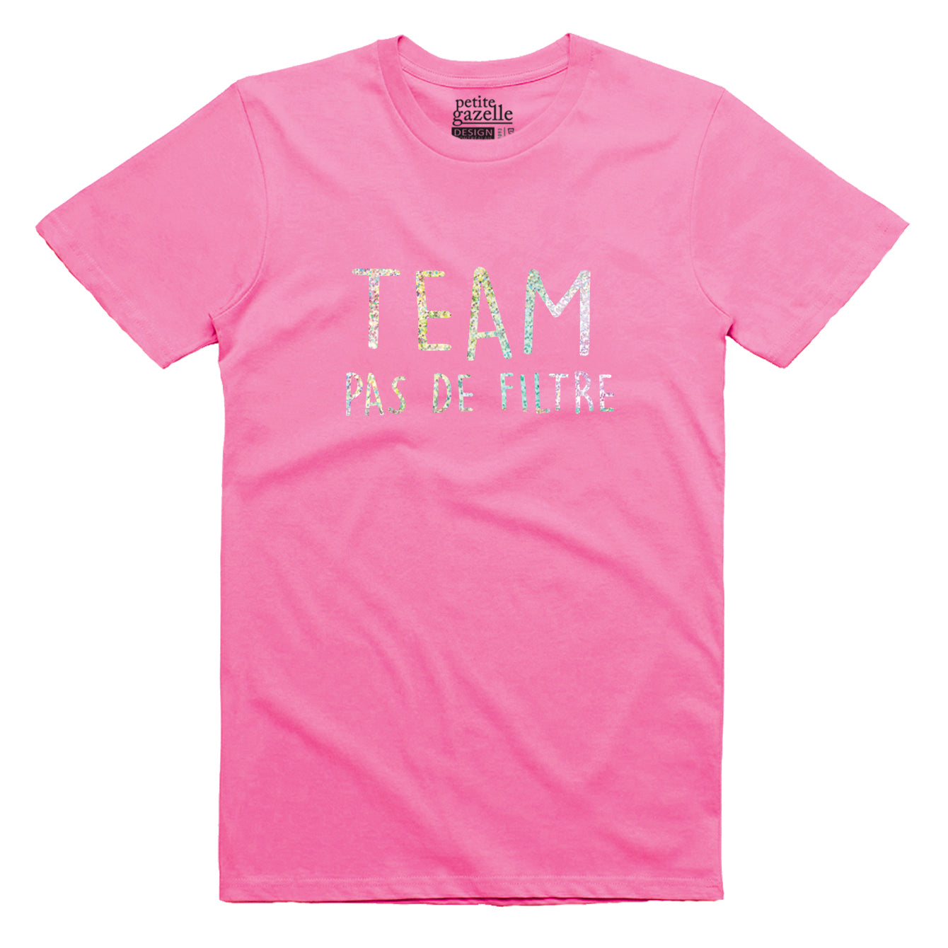 TSHIRT COL ROND | Holographique Team pas de filtre