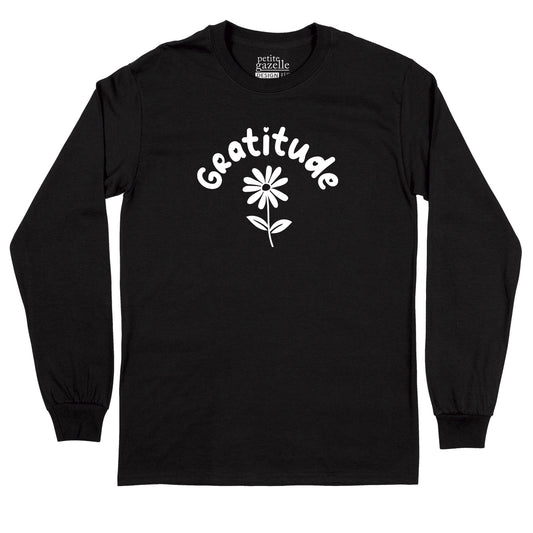 T-Shirt à manches longues | Gratitude - T-Shirt à manches longues - Petite Gazelle Atelier