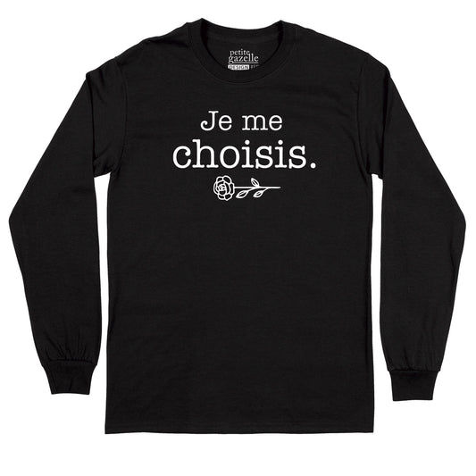 T-Shirt à manches longues | Je me choisis - T-Shirt à manches longues - Petite Gazelle Atelier