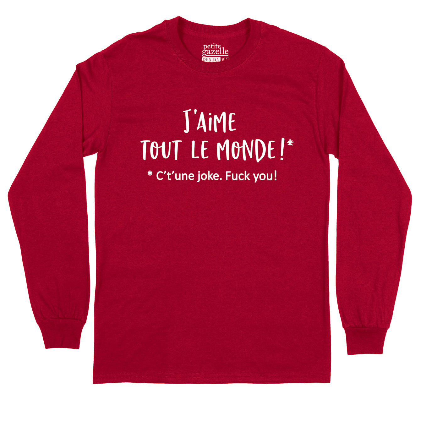 T-Shirt à manches longues | J'aime tout le monde