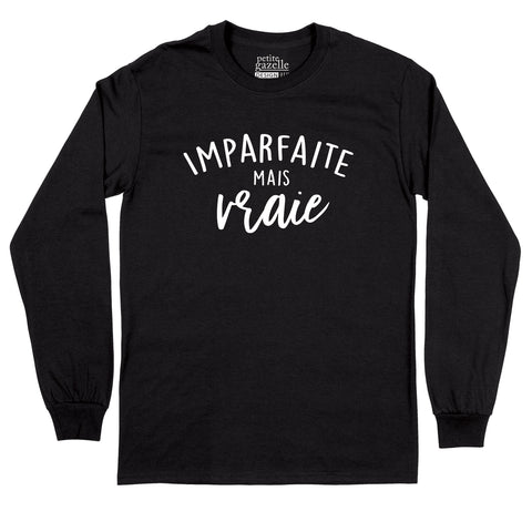 T-Shirt à manches longues | Imparfaite mais vraie