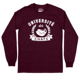 T-Shirt à manches longues | Université des chats