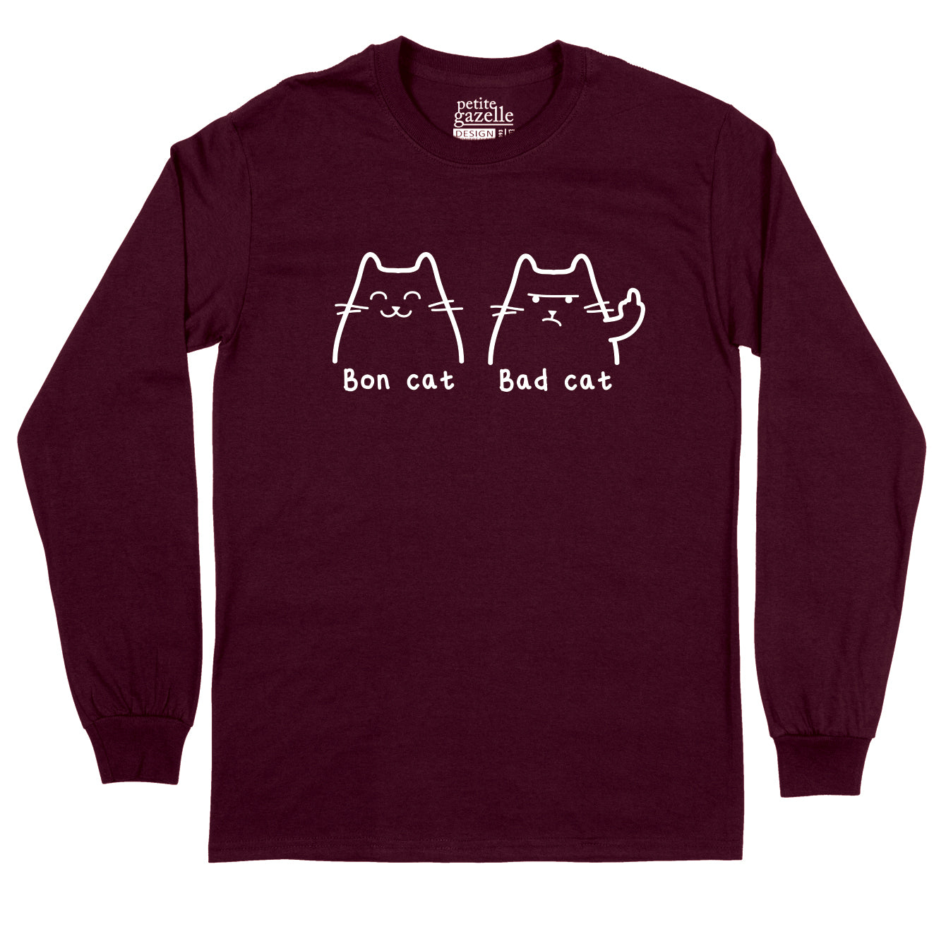 T-Shirt à manches longues | Bon Cat Bad Cat