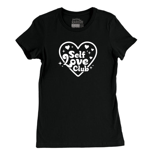 TSHIRT AJUSTÉ | Self Love Club - T-Shirt coupe ajustée - Petite Gazelle Atelier