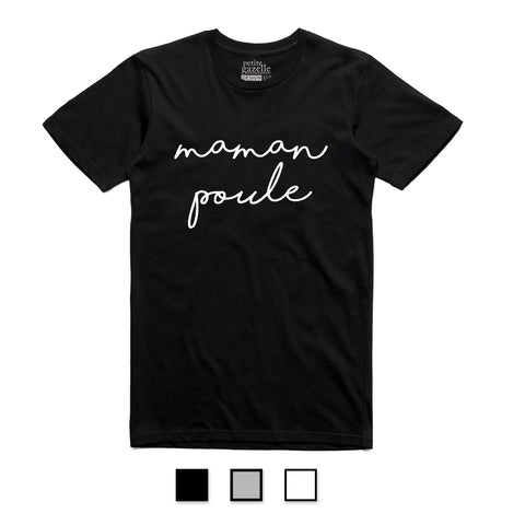 T-shirt unisexe col rond | Maman Poule