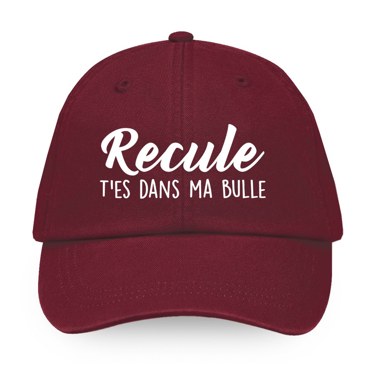 Recule t'es dans ma bulle - Casquette - Petite Gazelle Atelier