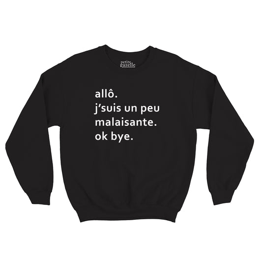 COTON OUATÉ | Allô. j'suis un peu malaisante. ok, bye. - Coton Ouaté - Petite Gazelle Atelier