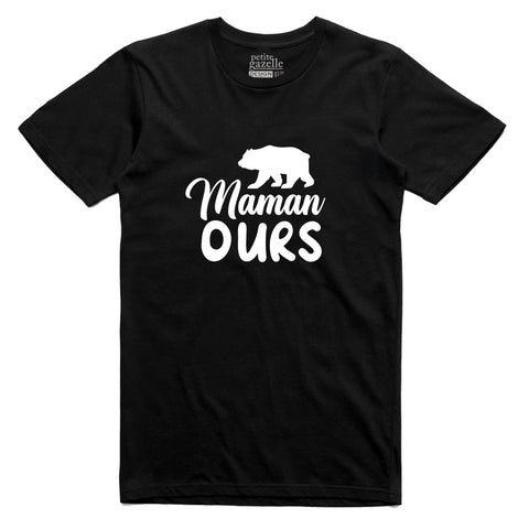 T-shirt unisexe col rond | Maman ours