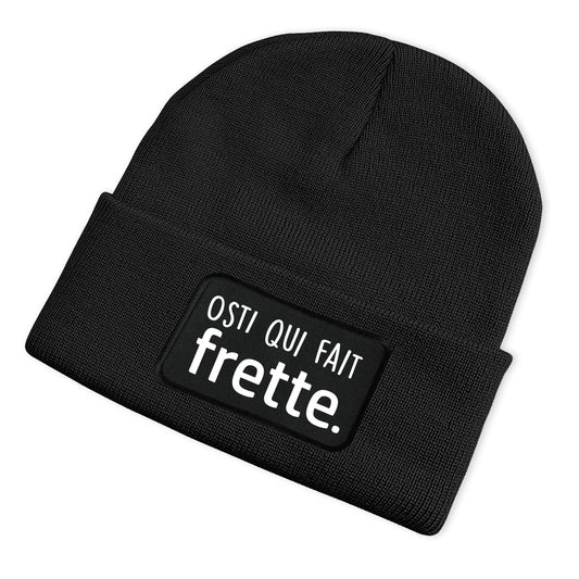 Osti qui fait frette - Tuque - Petite Gazelle Atelier