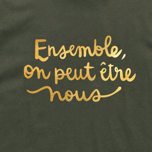 TSHIRT COL ROND | Mélissa Perron - Ensemble on peut être nous