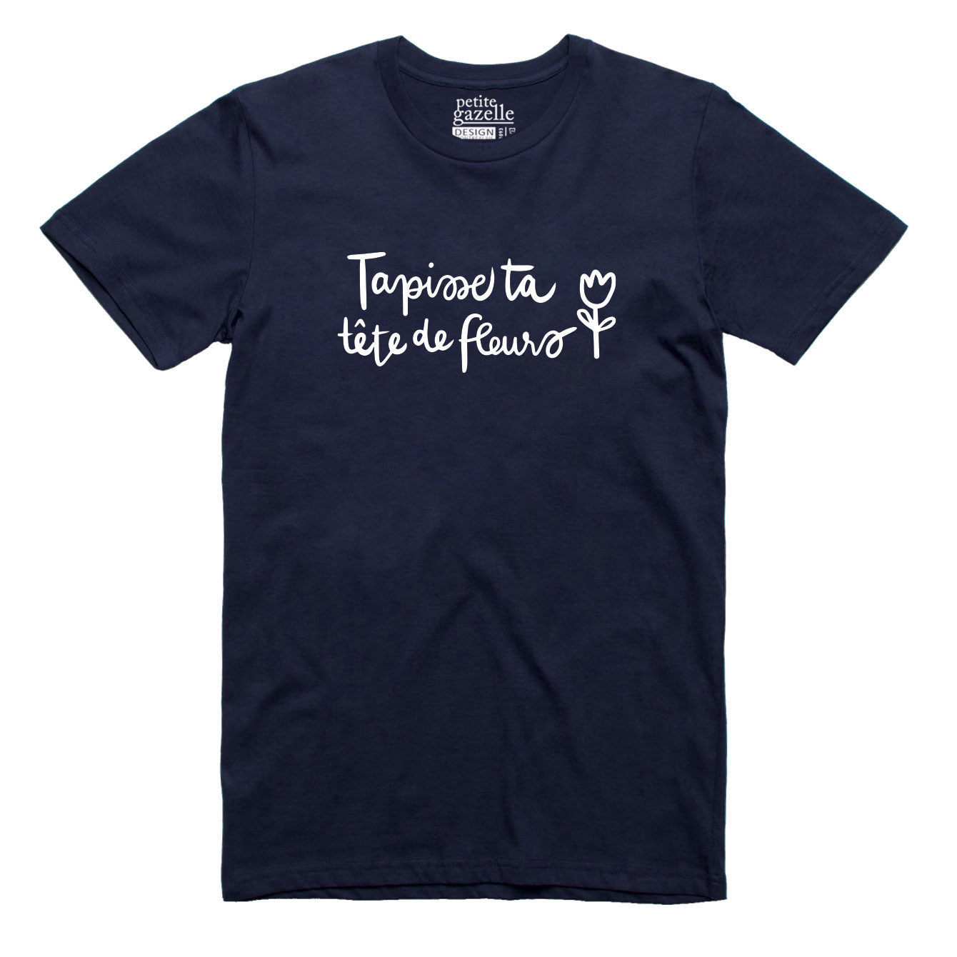 TSHIRT COL ROND | Mélissa Perron - Tapisse ta tête de fleurs