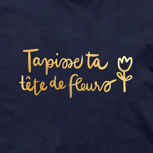 TSHIRT COL ROND | Mélissa Perron - Tapisse ta tête de fleurs