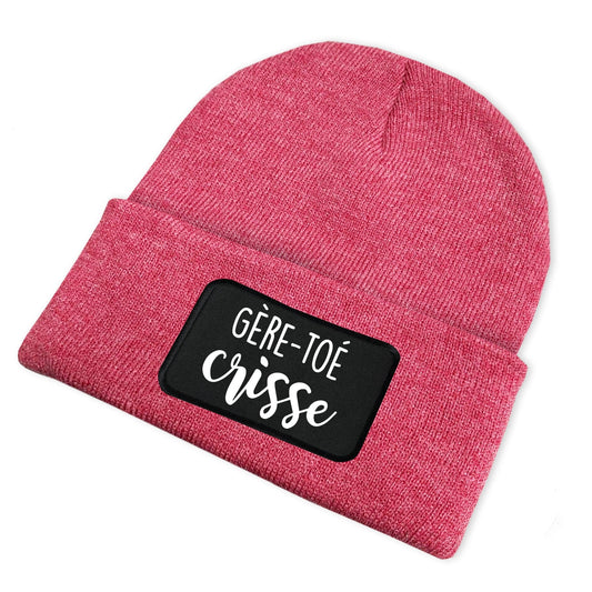 Gère - toé crisse - Tuque - Petite Gazelle Atelier