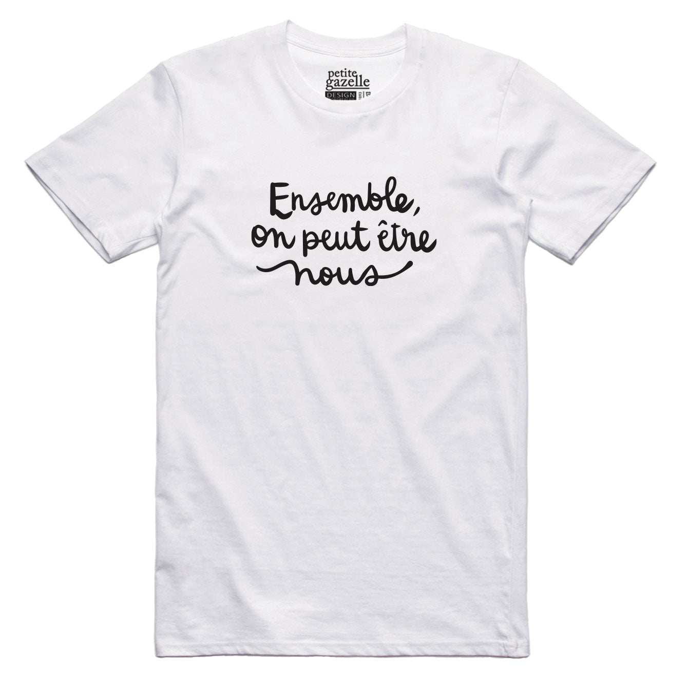 TSHIRT COL ROND | Mélissa Perron - Ensemble on peut être nous
