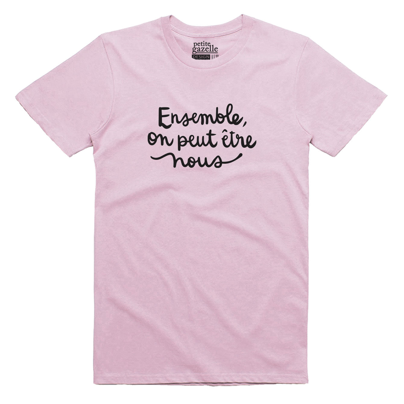 TSHIRT COL ROND | Mélissa Perron - Ensemble on peut être nous
