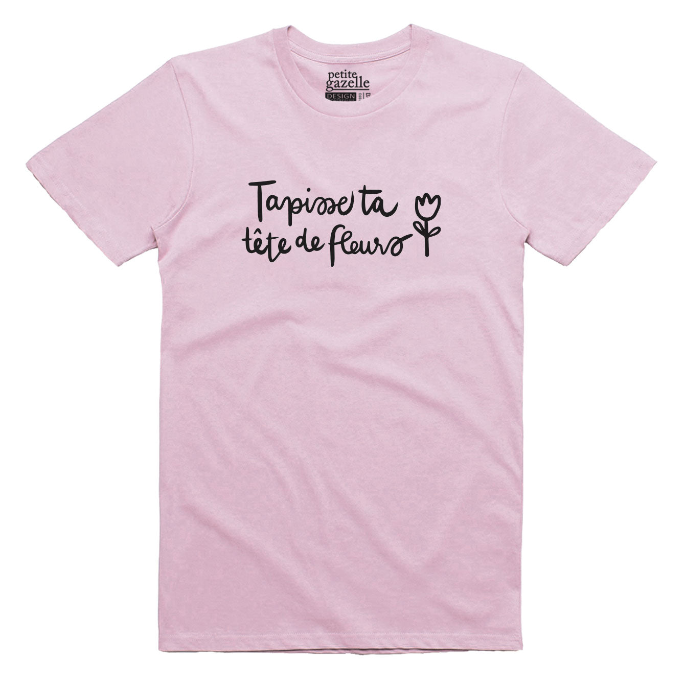 TSHIRT COL ROND | Mélissa Perron - Tapisse ta tête de fleurs