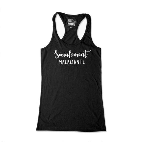 Camisole noire pour femmes Socialement Malaisante