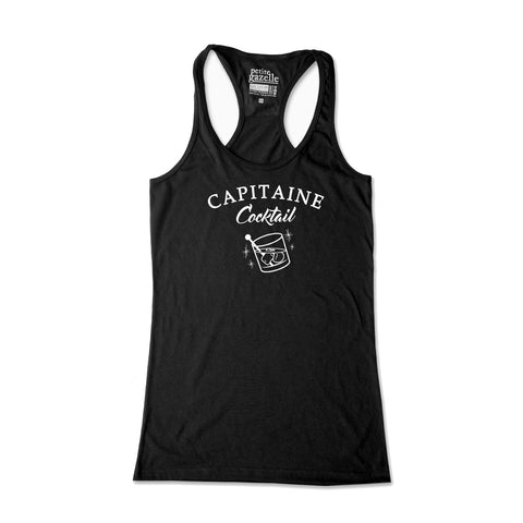 Camisole noire pour femmes Capitaine Cocktail